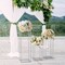 3pcs s + m + l Wedding Centerpieces for Tables with Mesh Plates for Party, Weddings